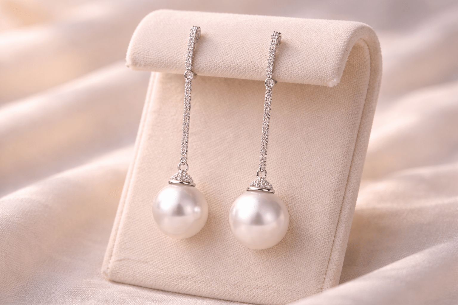 pearlsonly-blog-100-image-2-pearl - أناقة الأقراط المتدلية باللؤلؤ متوسطة الطول - مجوهرات اللؤلؤ - pearlsonly