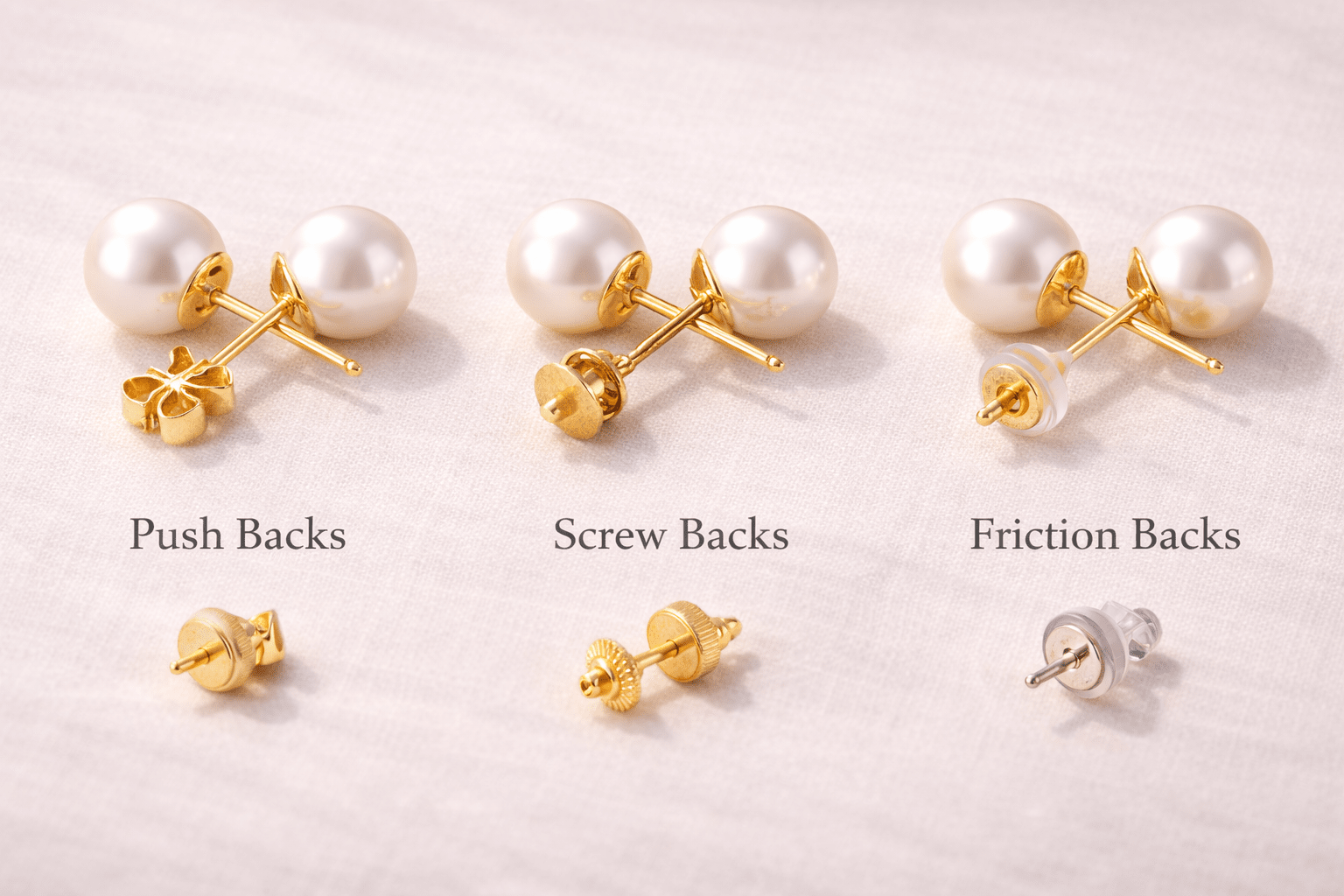 pearlsonly-blog-102-image-6-pearl - خيارات الإبر والخلفيات لأقراط لؤلؤ الزر - مجوهرات اللؤلؤ - pearlsonly