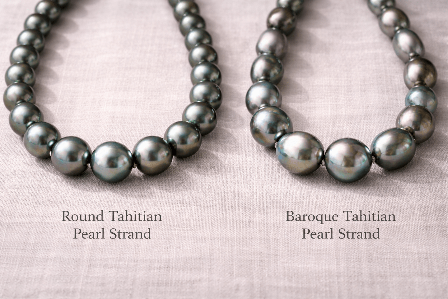 pearlsonly-blog-103-image-5-pearl - المستدير مقابل الباروكي في عقود اللآلئ السوداء التاهيتية - مجوهرات اللؤلؤ - pearlsonly