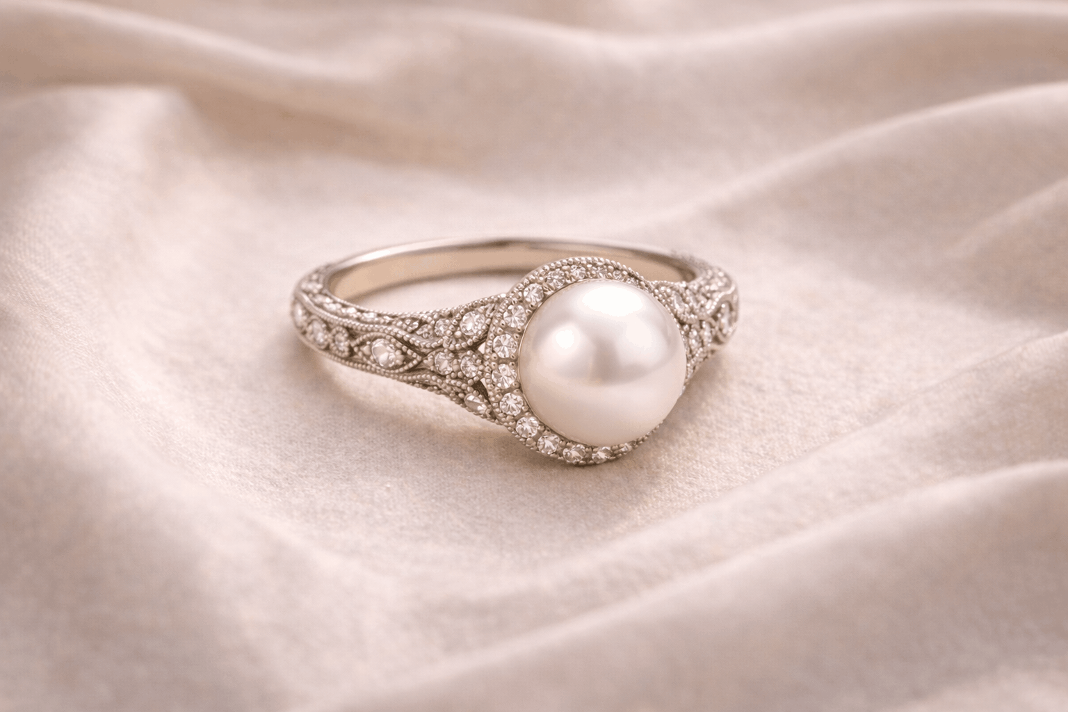 pearlsonly-blog-105-image-1-pearl - لماذا تعمل خواتم الخطوبة باللؤلؤ للنساء - مجوهرات اللؤلؤ - pearlsonly