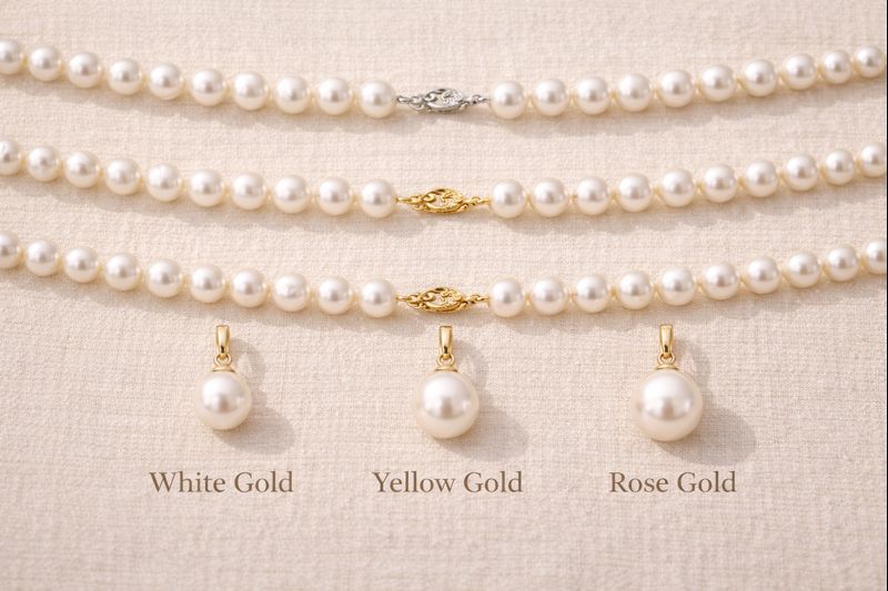 pearlsonly-blog-111-image-4-pearl - مطابقة المعادن في عقد اللؤلؤ مع القلادة - مجوهرات اللؤلؤ - pearlsonly
