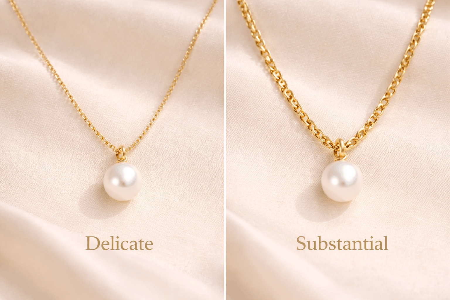 pearlsonly-blog-112-image-4-pearl - سلاسل رقيقة مقابل سلاسل جوهرية من الذهب - مجوهرات اللؤلؤ - pearlsonly