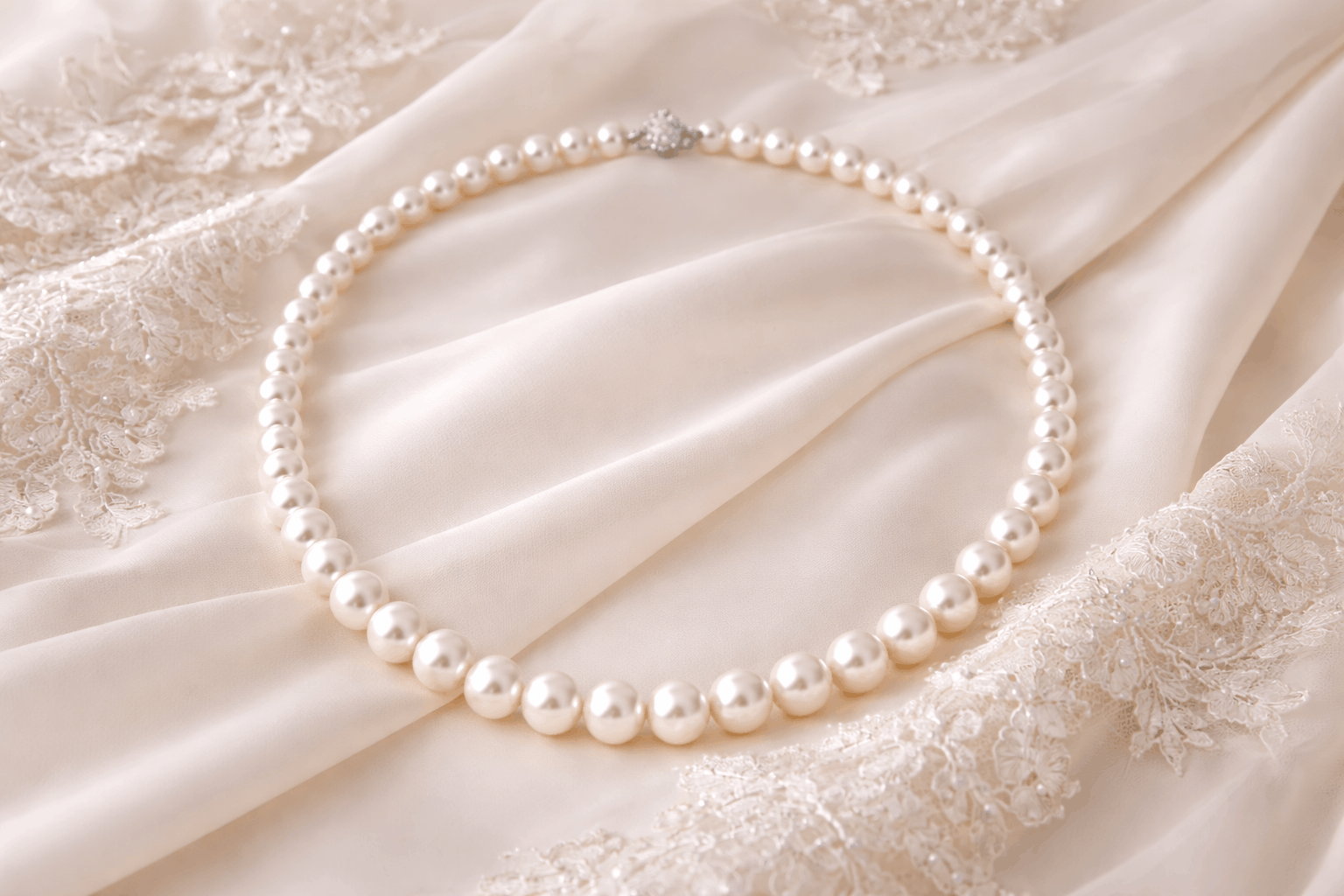 pearlsonly-blog-115-image-1-pearl - لماذا تنجح قلادات اللؤلؤ مع فساتين الزفاف - مجوهرات اللؤلؤ - pearlsonly