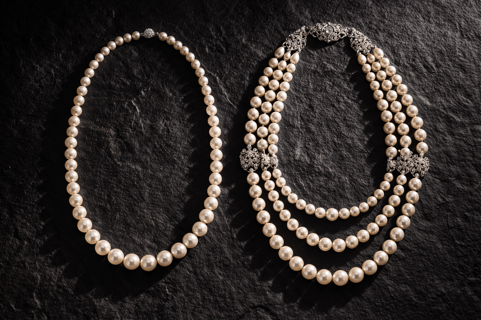 pearlsonly-blog-116-image-4-pearl - مجموعات مجوهرات الزفاف للعروس مع أساليب فساتين مختلفة - مجوهرات اللآلئ - pearlsonly