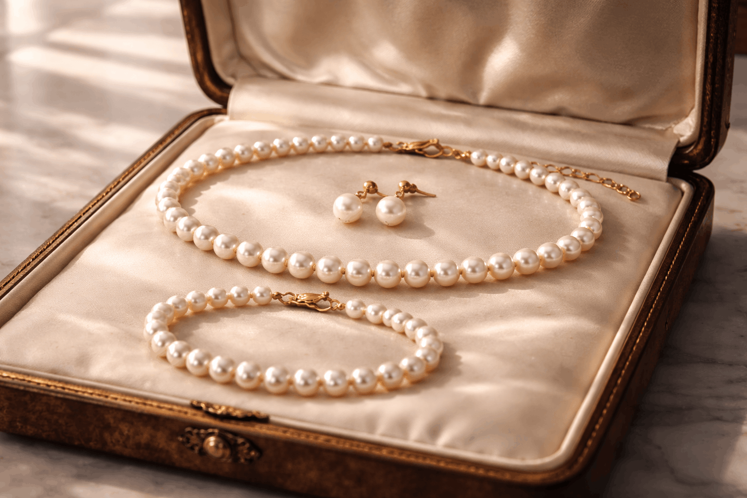 pearlsonly-blog-126-image-4-pearl - مجموعات اللؤلؤ الأبيض الكلاسيكية للعرائس - مجوهرات اللؤلؤ - pearlsonly