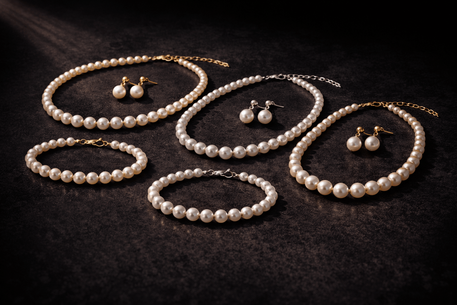 pearlsonly-blog-126-image-5-pearl - إعدادات ذهبية في مجموعة اللؤلؤ للعروس - مجوهرات اللؤلؤ - pearlsonly