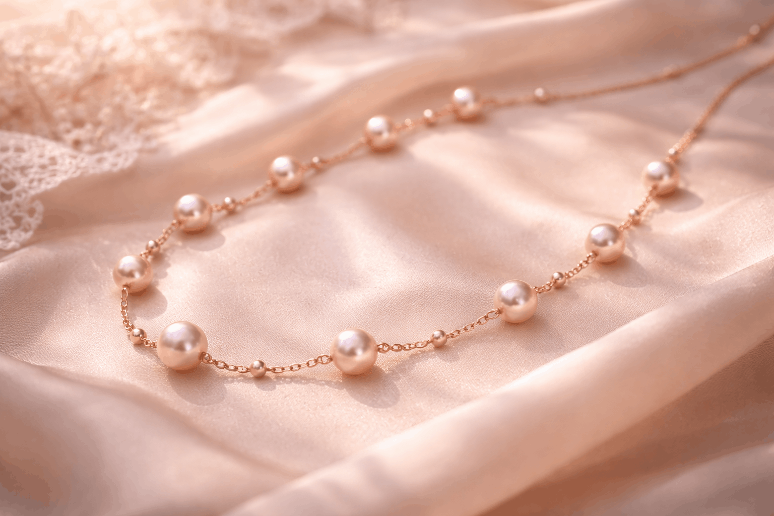 pearlsonly-blog-127-image-4-pearl - الذهب الوردي يخلق جاذبية رومانسية - مجوهرات اللآلئ - pearlsonly