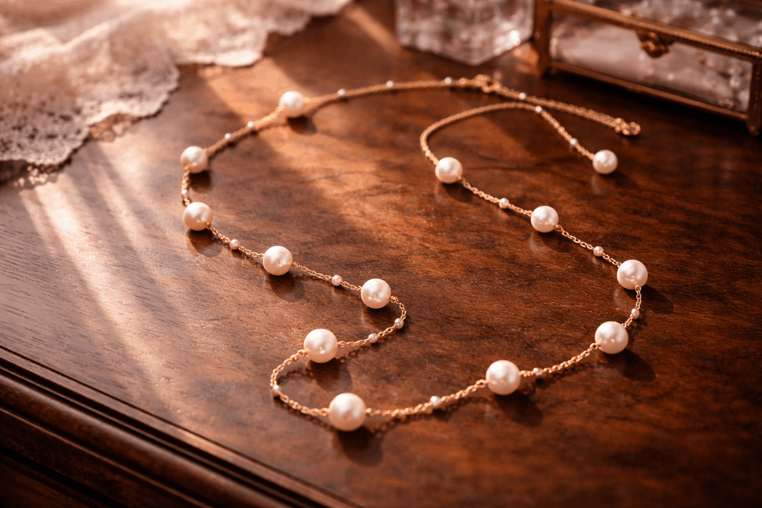 pearlsonly-blog-127-image-6-pearl - سلسلة ذهبية مع محطات لآلئ - مجوهرات اللآلئ - pearlsonly